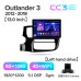 Штатна магнітола Teyes CC3 6+128 Gb Mitsubishi Outlander 3 GF0W GG0W 2012-2018 (B) 13" 2k