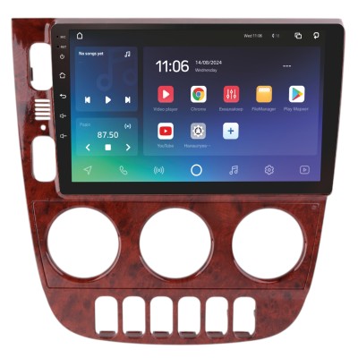 Штатна магнітола SIGMA PRO 9432 ANDROID 10 4+32 Gb 4G DSP Mercedes Benz M-Class ML320 W163 ML320 2003-2005 LHD WOODEN 9"