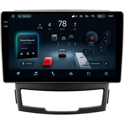 Штатна магнітола Teyes CC4 Pro 12+256 Gb SsangYong Korando 3 Actyon 2 2010-2013 9" 2k