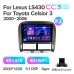 Штатна магнітола Teyes CC3 4+32 Gb Lexus LS430 XF30 LS 430 For Toyota Celsior XF30 (F2) 2000-2006 9" 2k (L3)