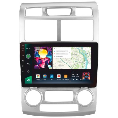 Штатна магнітола SIGMA PRO 9464 ANDROID 10 4+64 Gb 4G DSP Kia Sportage 2 2004-2010 9"