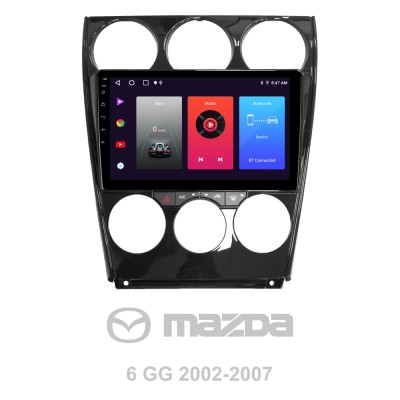 Штатна магнітола SIGMA F9216 ANDROID 10 2+32 Gb Mazda Mazda6 GG 2002-2007 9"