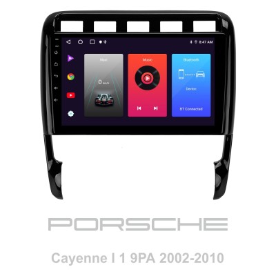 Штатна магнітола SIGMA F9216 ANDROID 10 2+32 Gb Porsche Cayenne I 1 9PA 2002-2010 9" (L1)