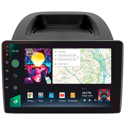 Штатна магнітола SIGMA PRO 10464 ANDROID 10 4+64 Gb 4G DSP Ford EcoSport Eco Sport 2017-2023 10"