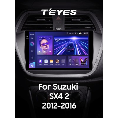 Штатна магнітола Teyes CC3 6+128 Gb Suzuki SX4 2 S-Cross 2012-2016 9" 2k