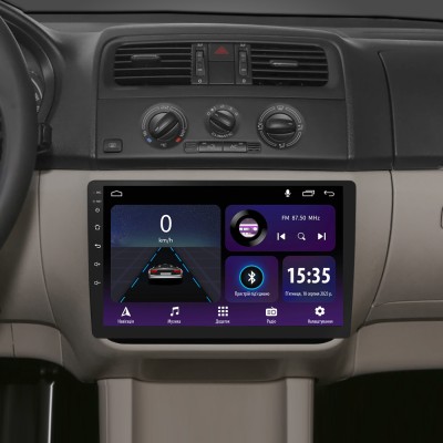 Штатна магнітола SIGMA E10232 ANDROID 10 2+32 Gb Skoda Fabia 2 2007-2014 10"