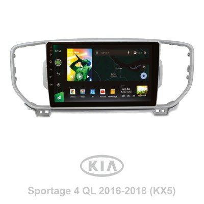 Штатна магнітола SIGMA X9464 ANDROID 10 4+64 Gb 4G DSP Kia Sportage 4 QL 2016-2018 (B) 9"