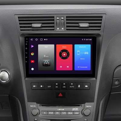 Штатна магнітола SIGMA F9216 ANDROID 10 2+32 Gb Lexus GS300 S190 GS350 GS400 GS430 GS450h GS460 GS 300 III 3 350 400 430 450h 460 2004-2011 9" (L3)