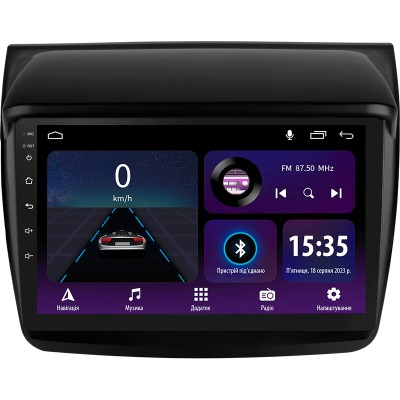 Штатна магнітола SIGMA E9232 ANDROID 10 2+32 Gb Mitsubishi Pajero Sport 2 L200 Triton 2008-2016 (CAN BUS) 9" (L1)