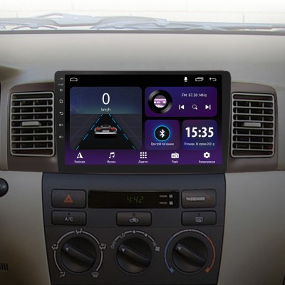 Штатна магнітола SIGMA E9232 ANDROID 10 2+32 Gb Toyota Corolla E130 E120 2000-2004 9"