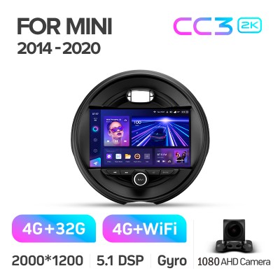 Штатна магнітола Teyes CC3 4+32 Gb BMW Mini 2014-2020 9" 2k (L3)