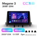 Штатна магнітола Teyes CC3 6+128 Gb з коловим оглядом 360° Renault Megane 3 2008-2014 9" 2k (L1)