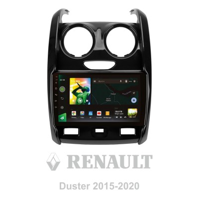Штатна магнітола SIGMA X9464 ANDROID 10 4+64 Gb 4G DSP Renault Duster (F2) 2015-2021 / LADA Largus 2021 9" (L1)