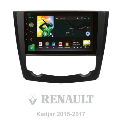 Штатна магнітола SIGMA X9464 ANDROID 10 4+64 Gb 4G DSP Renault Kadjar 2015-2017 9"