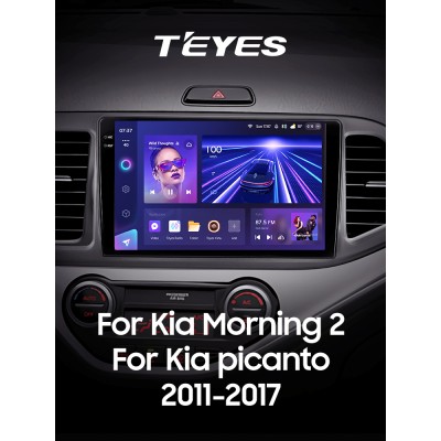 Штатна магнітола Teyes CC3 4+32 Gb Kia Morning 2011-2017 9" 2k