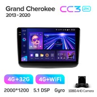 Штатна магнітола Teyes CC3 4+32 Gb Jeep Grand Cherokee WK2 2013-2020 (F1) 9" 2k (L1)