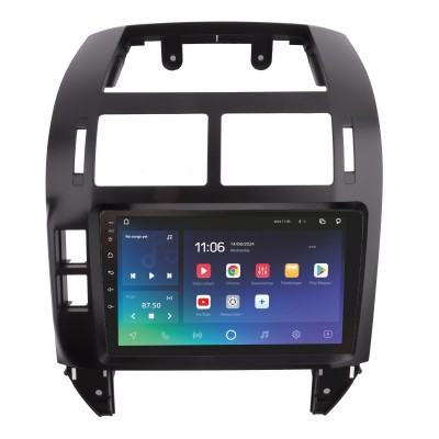 Штатна магнітола SIGMA PRO 9432 ANDROID 10 4+32 Gb 4G DSP Volkswagen POLO Mk4 IV 4 2004-2011 Black 9"