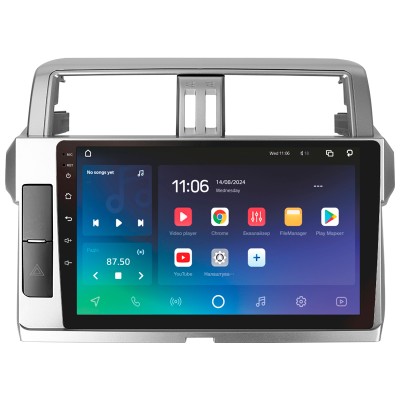 Штатна магнітола SIGMA X10432 ANDROID 10 4+32 Gb 4G DSP Toyota Land Cruiser Prado 150 2013-2017 10"