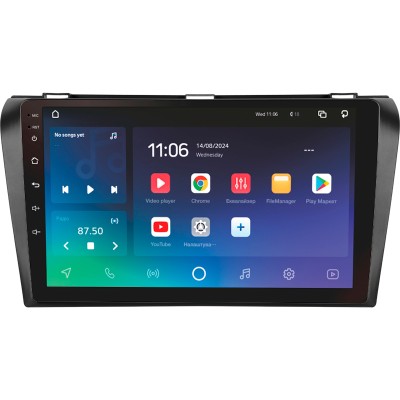 Штатна магнітола SIGMA X9432 ANDROID 10 4+32 Gb 4G DSP Mazda 3 1 BK 2003-2009 9"