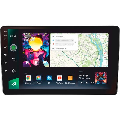 Штатна магнітола SIGMA PRO 9464 ANDROID 10 4+64 Gb 4G DSP Mitsubishi L200 5 2018-2020 (F1) 9"