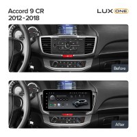 Штатна магнітола Teyes LUX ONE 4+32 Gb Honda Accord 9 CR 2012-2018 12.3" (L2)
