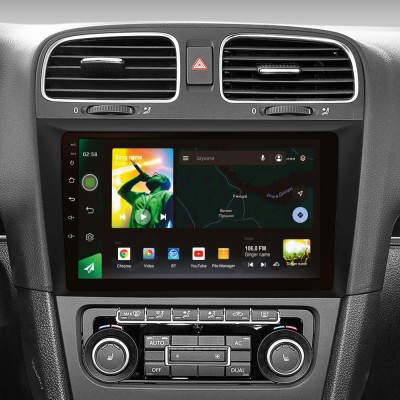 Штатна магнітола SIGMA X9464 ANDROID 10 4+64 Gb 4G DSP Volkswagen Golf 6 2008-2016 9"