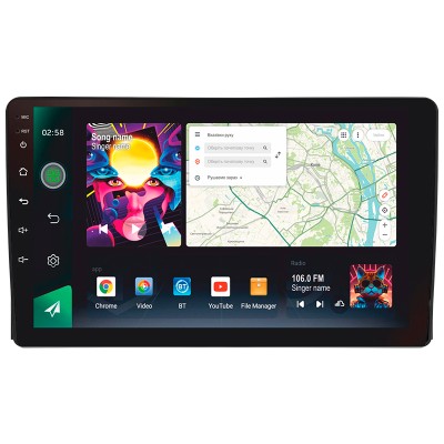 Штатна магнітола SIGMA PRO 9464 ANDROID 10 4+64 Gb 4G DSP Ford Fusion 1 2005-2012 9"