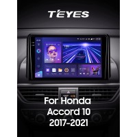 Штатна магнітола Teyes CC3 4+64 Gb Honda Accord 10 CV X 2017 - 2021 (B) 9" 2k