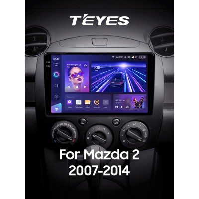 Штатна магнітола Teyes CC3 4+64 Gb Mazda 2 DE 2007-2014 9" 2k