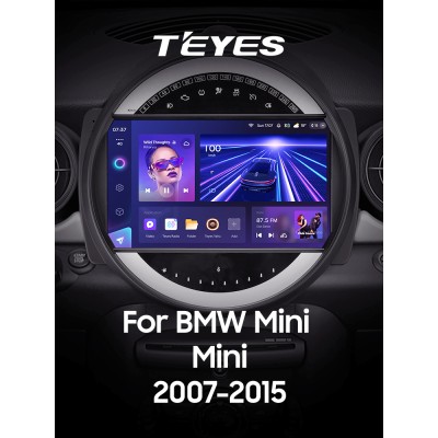 Штатна магнітола Teyes CC3 6+128 Gb з коловим оглядом 360° BMW Mini (F1) 2007-2015 9" 2k (L2)