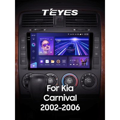 Штатна магнітола Teyes CC3 4+64 Gb Kia Carnival UP GQ 2002-2006 9" 2k