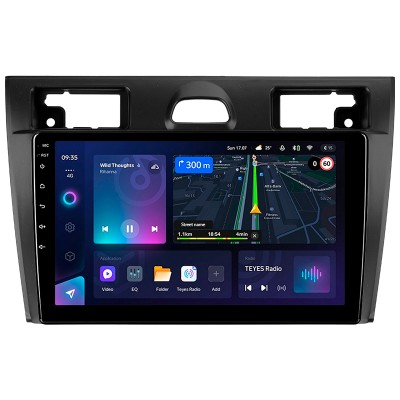 Штатна магнітола Teyes CC3L 4+32 Gb Ford Fiesta Mk VI 5 Mk5 2002 - 2008 9"