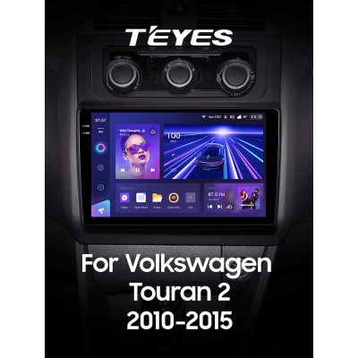 Штатна магнітола Teyes CC3 4+32 Gb Volkswagen Touran 2 1T 2010-2015 10" 2k