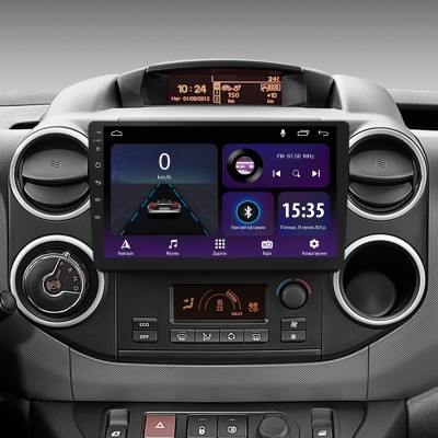 Штатна магнітола SIGMA E9232 ANDROID 10 2+32 Gb Citroen Berlingo 2 B9 2008-2019 9"