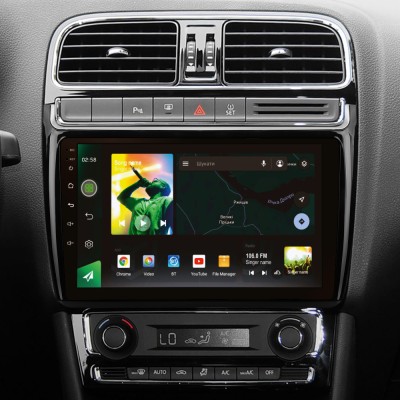 Штатна магнітола SIGMA X9464 ANDROID 10 4+64 Gb 4G DSP Volkswagen POLO 5 (F1) 2008-2020 9"