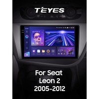 Штатна магнітола Teyes CC3 6+128 Gb Seat Leon 2 2005-2012 (F2) 9" 2k