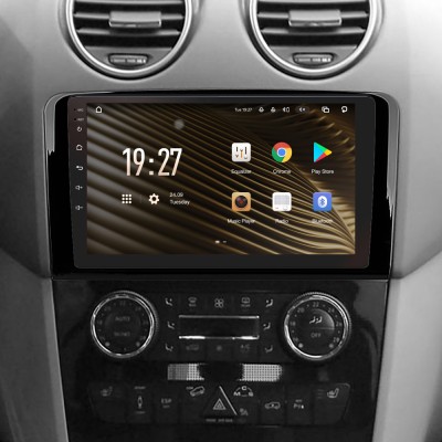 Штатна магнітола SIGMA S9432 ANDROID 10 4+32 Gb 4G DSP Mercedes Benz ML GL ML350 GL320 X164 2005-2009 (F1) 9"