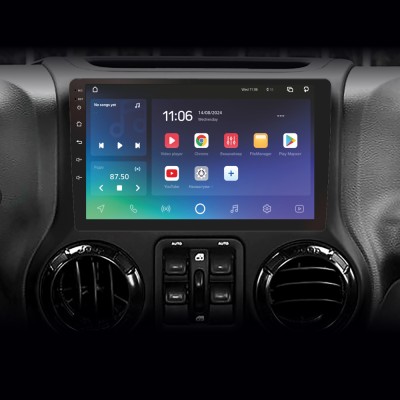 Штатна магнітола SIGMA X10464 ANDROID 10 4+64 Gb 4G DSP Jeep Wrangler 3 JK 2010-2017 (L15) 10" (L1)