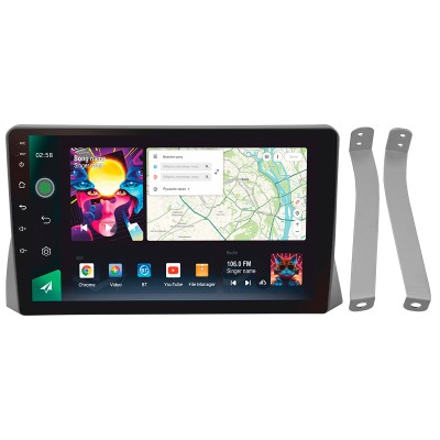 Штатна магнітола SIGMA PRO 9464 ANDROID 10 4+64 Gb 4G DSP Fiat Siena Palio Albea Weekend 2004-2006 (F2) 9"