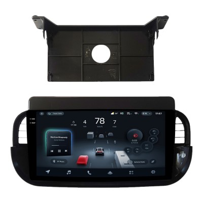 Штатна магнітола Teyes CC4 Pro 12+256 Gb Fiat 500 2007-2015 Black 9" 2k