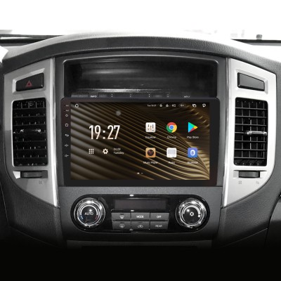 Штатна магнітола SIGMA S9432 ANDROID 10 4+32 Gb 4G DSP Mitsubishi Pajero 4 V80 V90 2006-2024 9"
