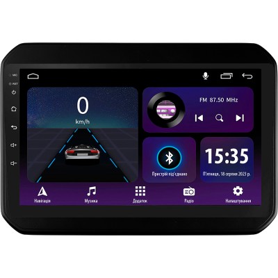 Штатна магнітола SIGMA E9232 ANDROID 10 2+32 Gb Suzuki Ignis 2016-2020 9"