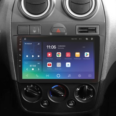 Штатна магнітола SIGMA PRO 9432 ANDROID 10 4+32 Gb 4G DSP Ford Fiesta Mk VI 5 Mk5 2002 - 2008 9"