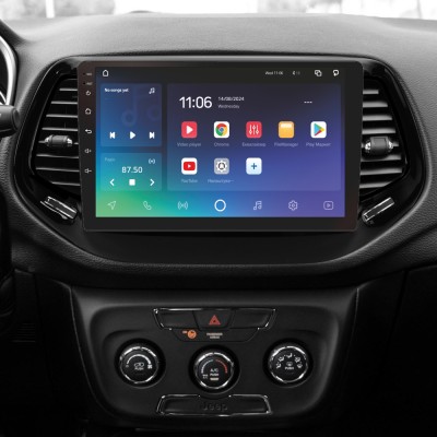 Штатна магнітола SIGMA PRO 10432 ANDROID 10 4+32 Gb 4G DSP Jeep Compass 2 MP 2016-2018 10"
