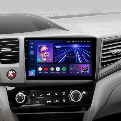 Штатна магнітола Teyes CC3 4+32 Gb Honda Civic 9 FB FK FD 2011-2015 9"