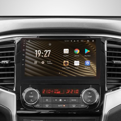 Штатна магнітола SIGMA S9432 ANDROID 10 4+32 Gb 4G DSP Mitsubishi L200 5 2018-2020 (F1) 9"