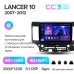 Штатна магнітола Teyes CC3 6+128 Gb з коловим оглядом 360° Mitsubishi Lancer 10 CY 2007-2012 (B) 10" 2k