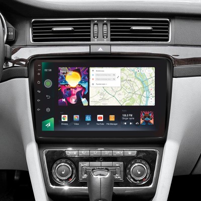 Штатна магнітола SIGMA PRO 108128 ANDROID 12 8+128 Gb 4G DSP Skoda Superb 2 B6 2008-2015 10" 2k