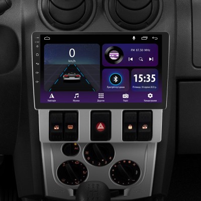 Штатна магнітола SIGMA E9232 ANDROID 10 2+32 Gb Renault Logan 1 2004-2009 9"
