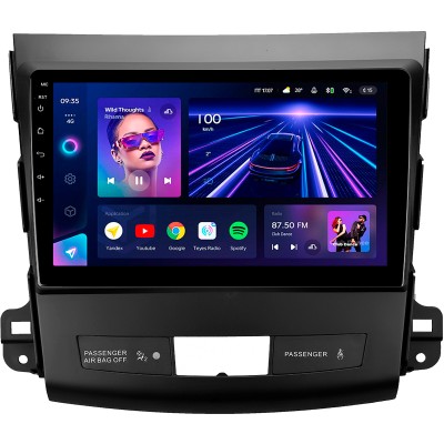 Штатна магнітола Teyes CC3 4+32 Gb Mitsubishi Outlander 2 CW0W 2005-2013 / Citroen C-Crosser 1 2007-2013 / Peugeot 4007 2007-2012 (B) 9"